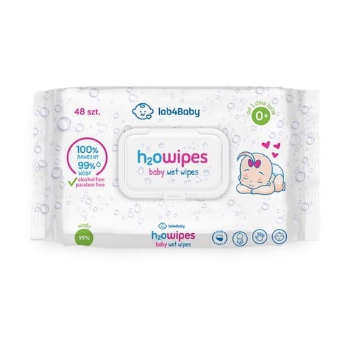 lab4baby - h2owipes Vauvan kosteuspyyhkeet – lab4Baby pakkaus