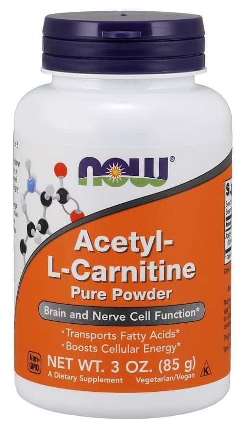 NOW Foods - Acetyl-L-Carnitine, Pure Powder - 85g