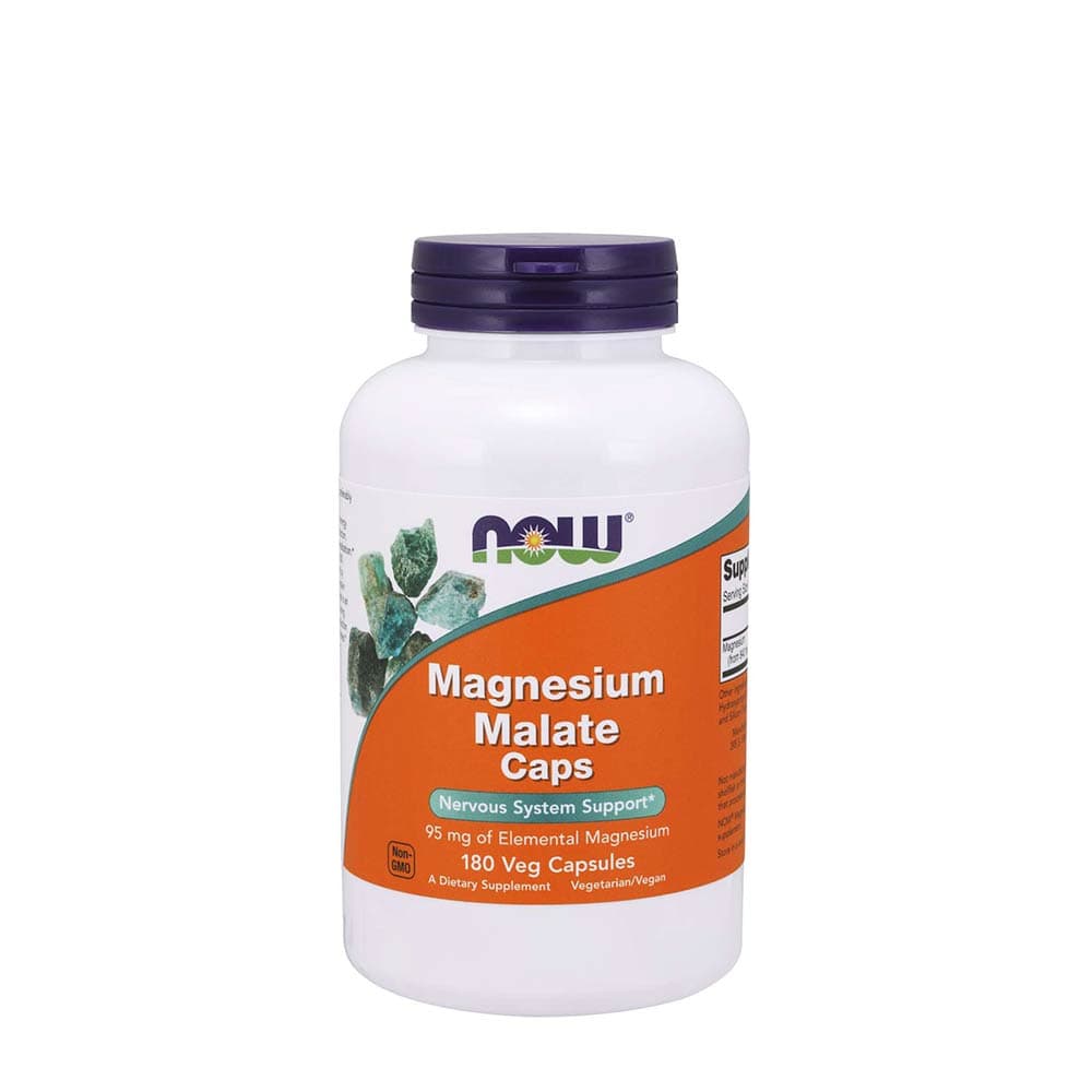 NOW Foods - Magnesium Malate – NOW Foods förpackning