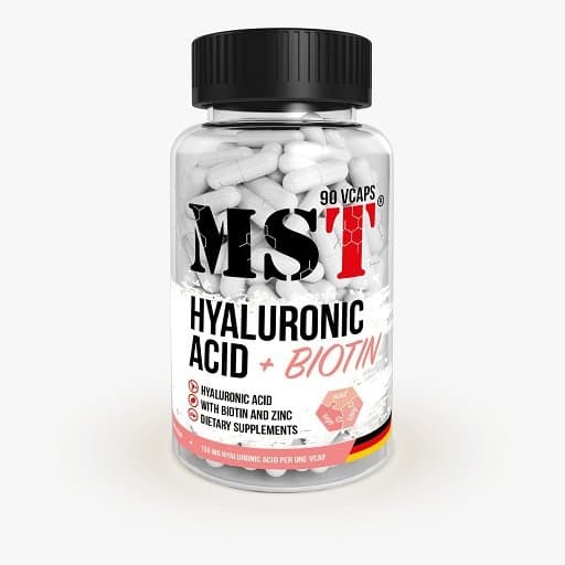 MST - Hyaluronsyra och biotin - 90 kapslar – MST förpackning