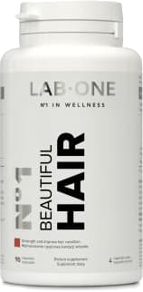 LAB ONE - Beautiful Hair - 90 Caps – LAB ONE förpackning