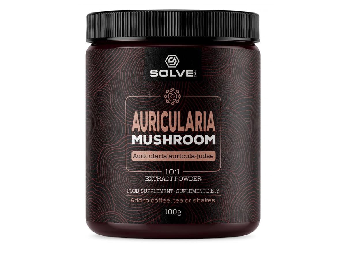 SOLVE Labs - Auricularia Svamp - Immunforsvarsstøtte – SOLVE Labs emballage