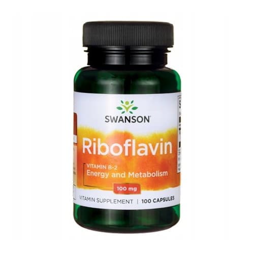 Swanson - Riboflavin Vitamin B-2 - 100 Caps – Swanson förpackning