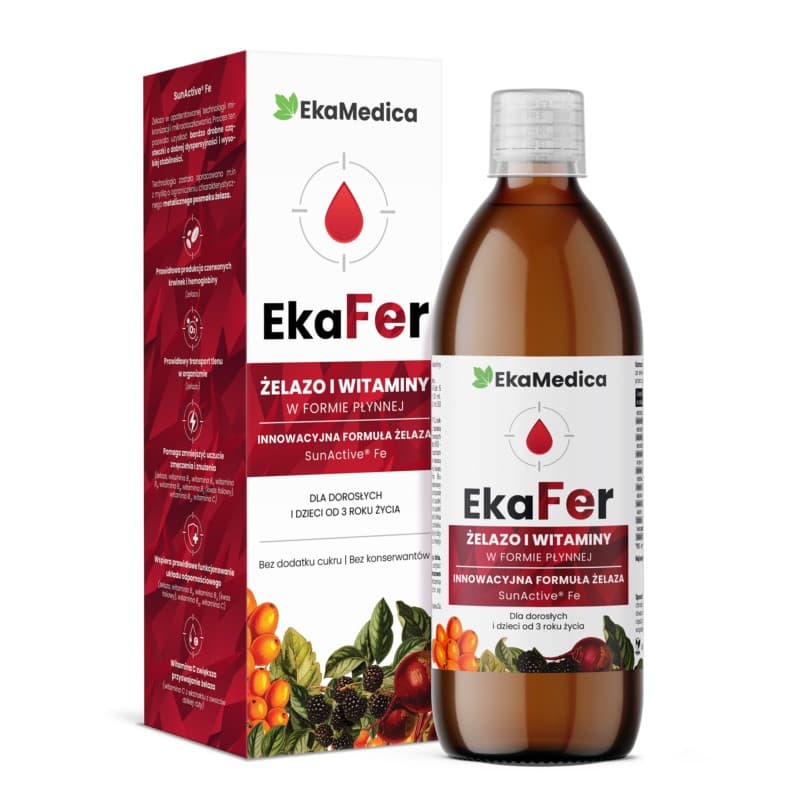 Eka Medica - Järn och vitaminer - 500 ml – förpackning