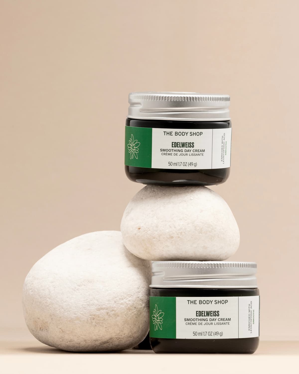 The Body Shop - Edelweiss Smoothing Day – The Body Shop förpackning