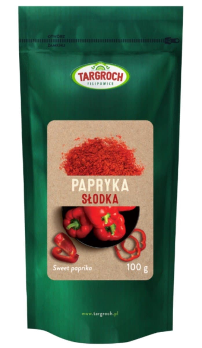 Targroch - Sweet Paprika - 100 g – Targroch förpackning