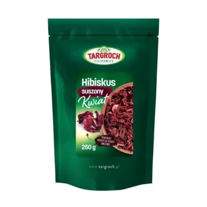 Targroch - Dried Hibiscus Flowers 250g – Targroch förpackning