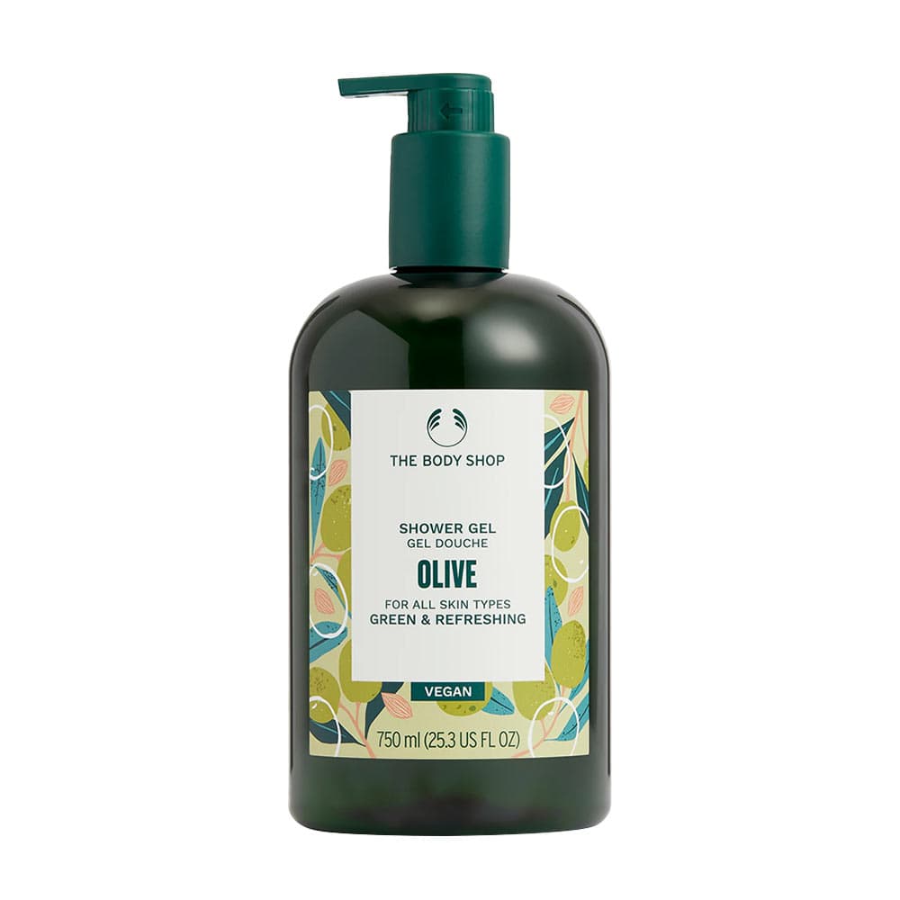 The Body Shop Olive Shower Gel - 750 ml – The Body Shop förpackning