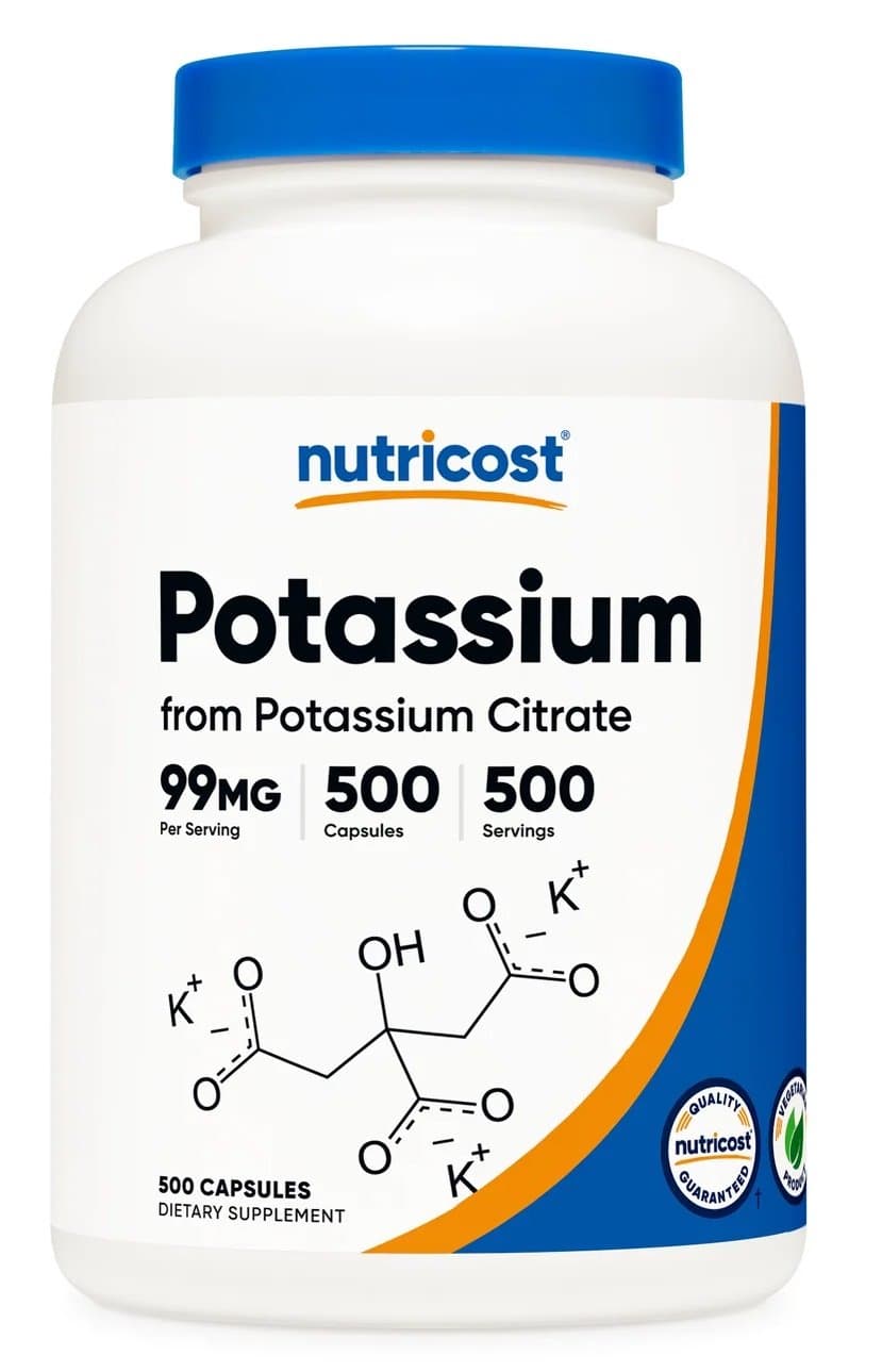 Nutricost Kaliumcitrat – Nutricost emballage