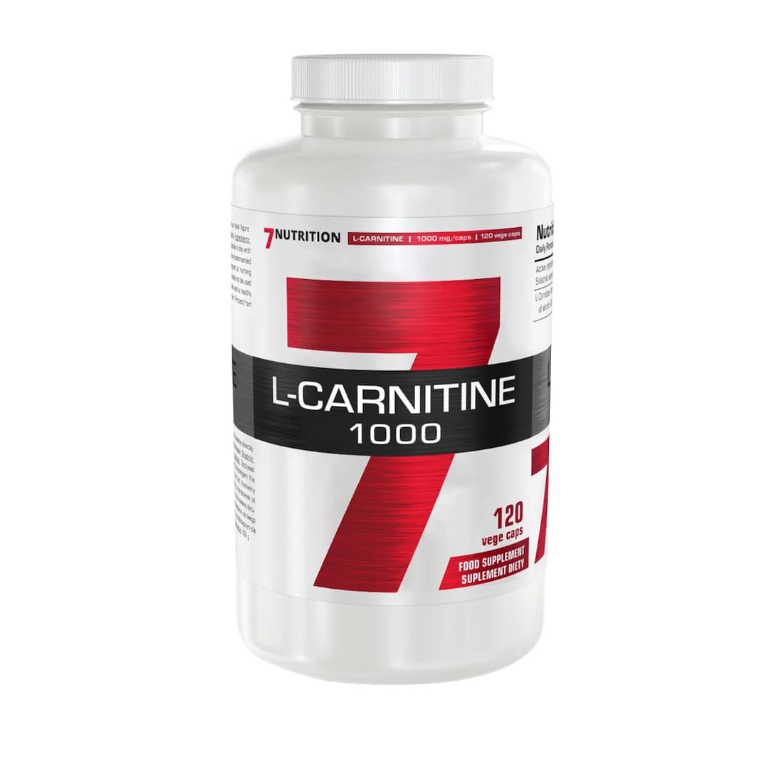 7 Nutrition - L-Carnitine 1000 - 120 Vege Caps – 7 Nutrition förpackning