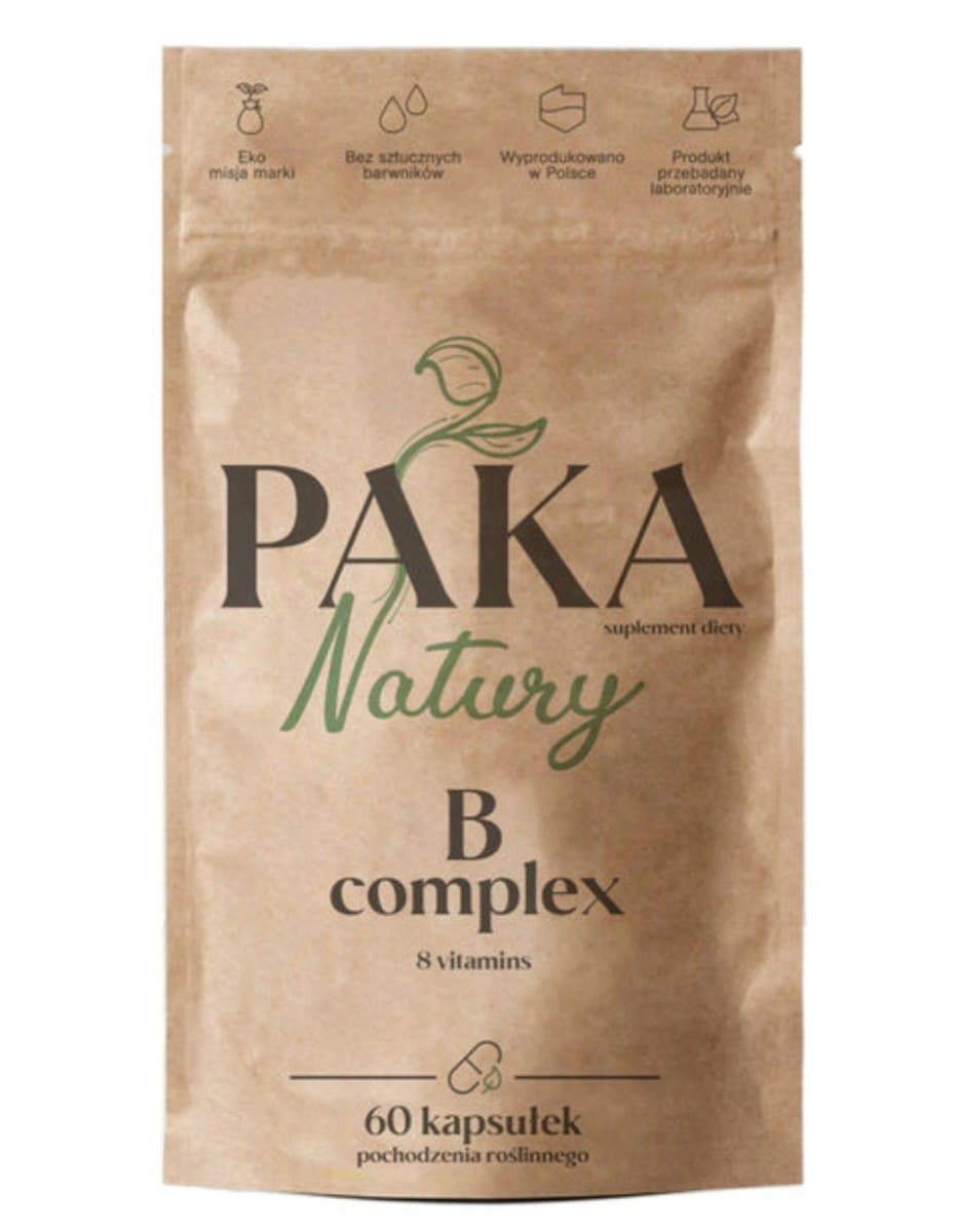 Paka Natury - B Complex - 60 Caps – Paka Natury förpackning
