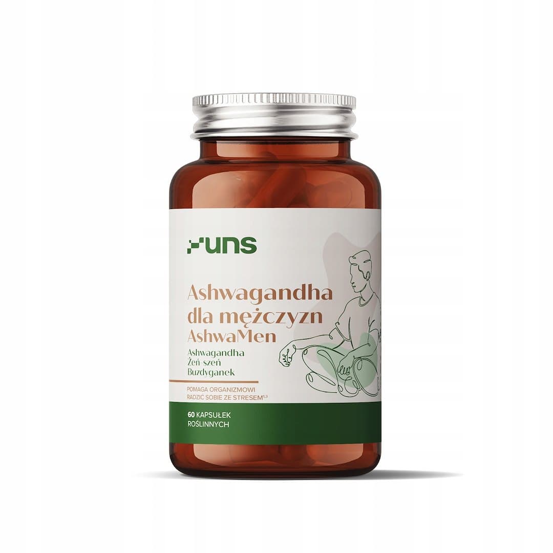 Uns - Ashwagandha For Men 60 Vcaps – UNS förpackning