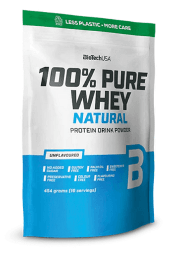 BioTechUSA - 100 % rent vassleprotein, naturell