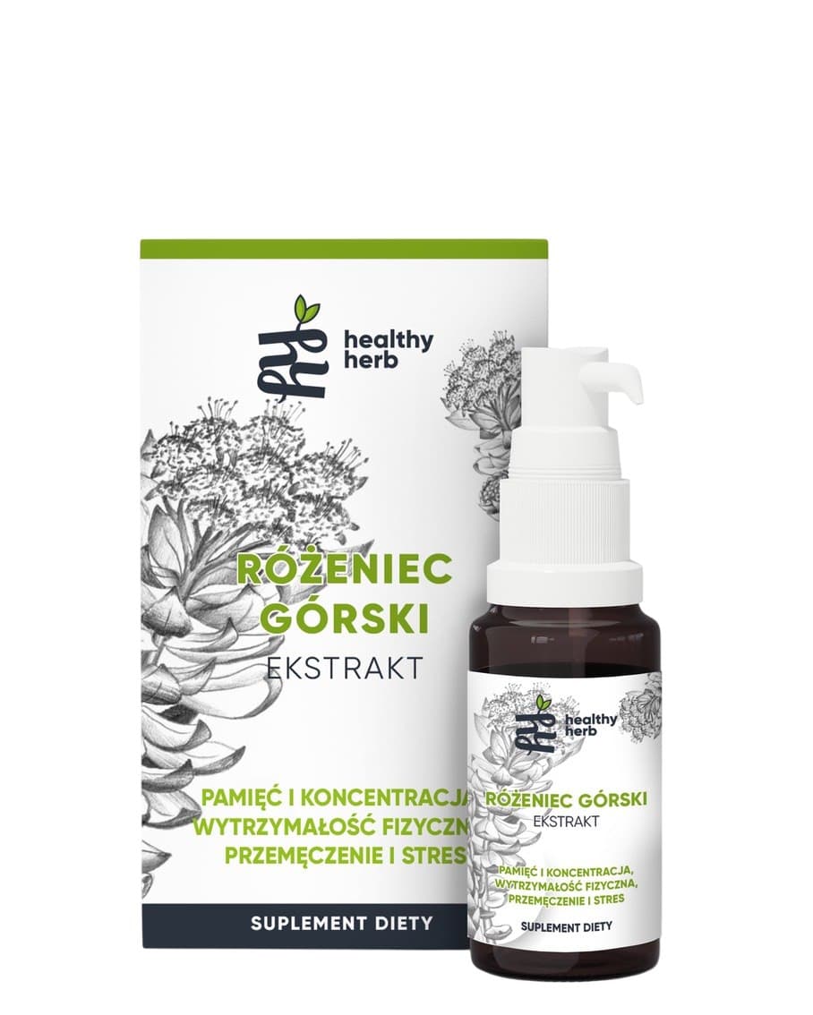 Healthy Herb - Mountain Arnica Extract - 30ml – Healthy Herb förpackning