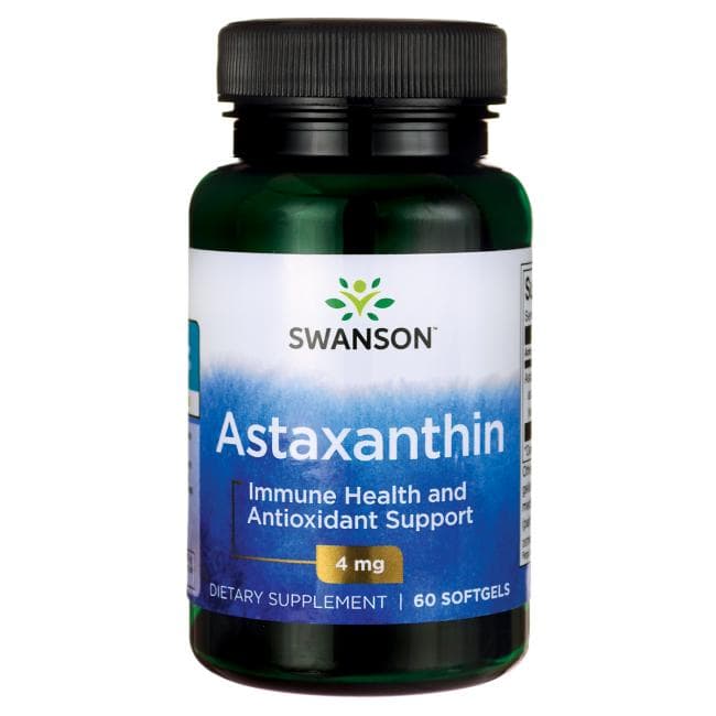 Swanson - Astaxanthin - 60 Sgels – Swanson förpackning