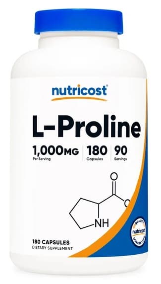 Nutricost - L-Prolin - 180 Kapsler – Nutricost emballage