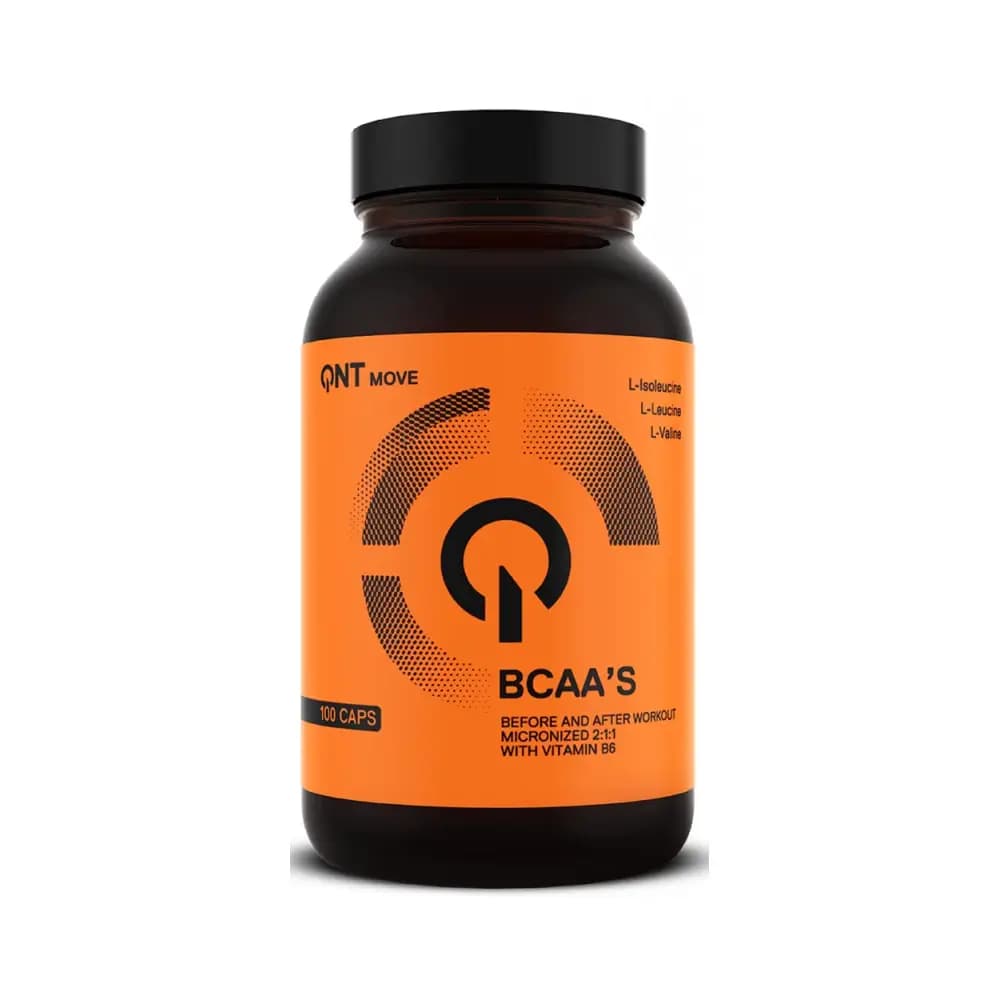 QNT - BCAA - Standard - 100 Capsules – QNT förpackning