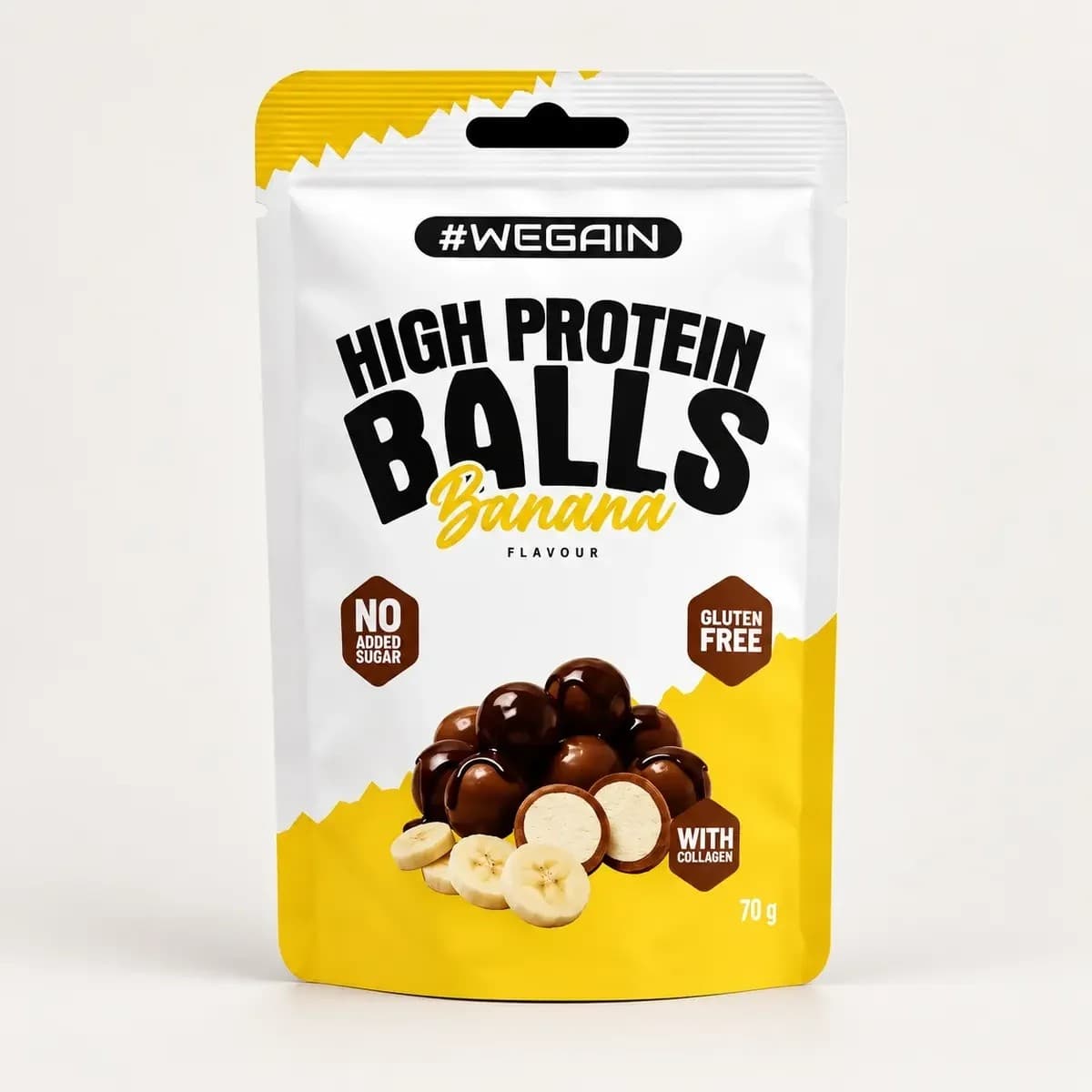 WEGAIN - Proteinbollar – förpackning