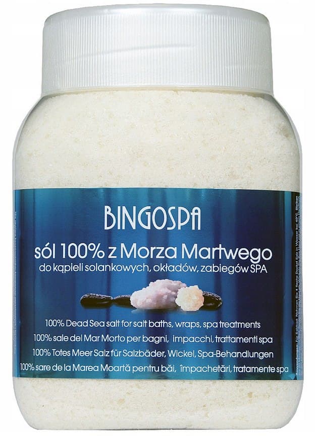 Bingospa - Dead Sea Salt 100% - 1.25kg – Bingospa förpackning