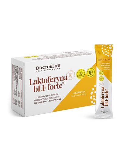 Doctor Life - Laktoferyna Forte - 15 saszetek – Doctor Life förpackning
