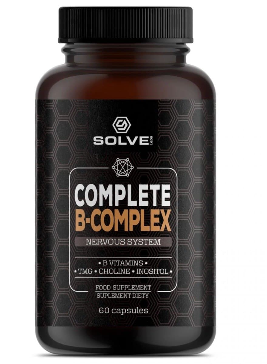 SOLVE Labs - Complete B-Complex - 60 capsules – SOLVE Labs förpackning