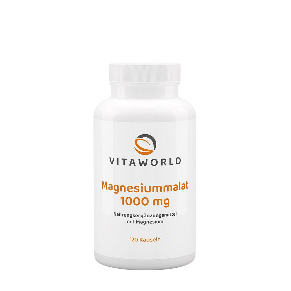 Vitaworld - Magnesium Malate - 1000mg, 120 Caps