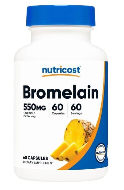 Nutricost - Bromelain - 60 Capsules – Nutricost förpackning