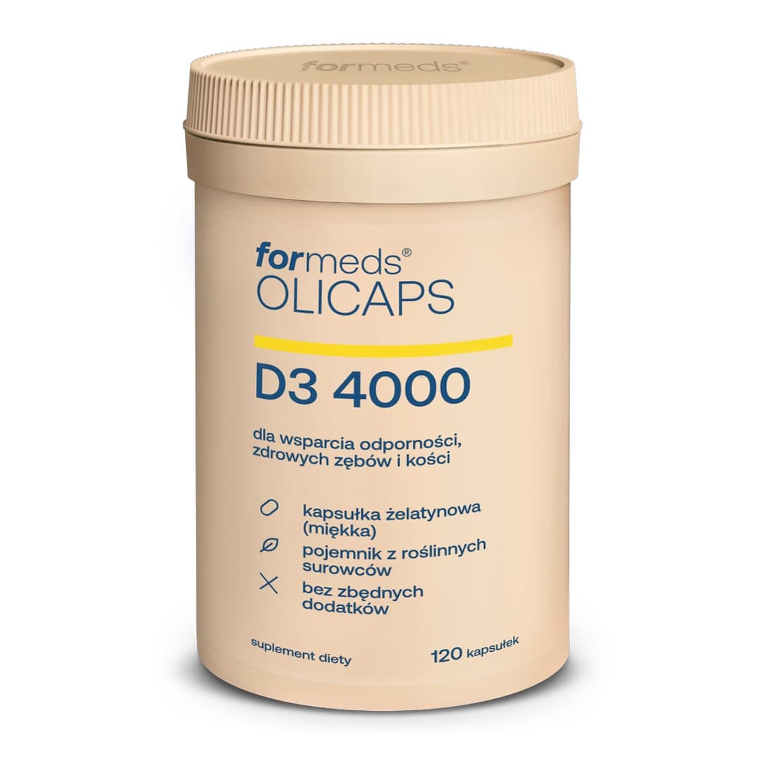 FORMEDS - OLICAPS D3 4000 - 120 kapslar – förpackning