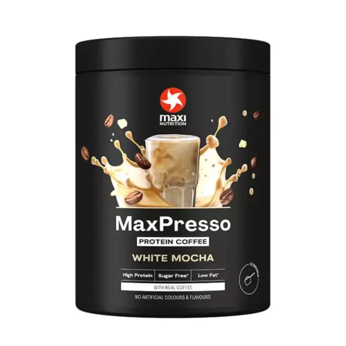 Maxi Nutrition - MaxPresso-proteiinikahvi – Maxi Nutrition pakkaus