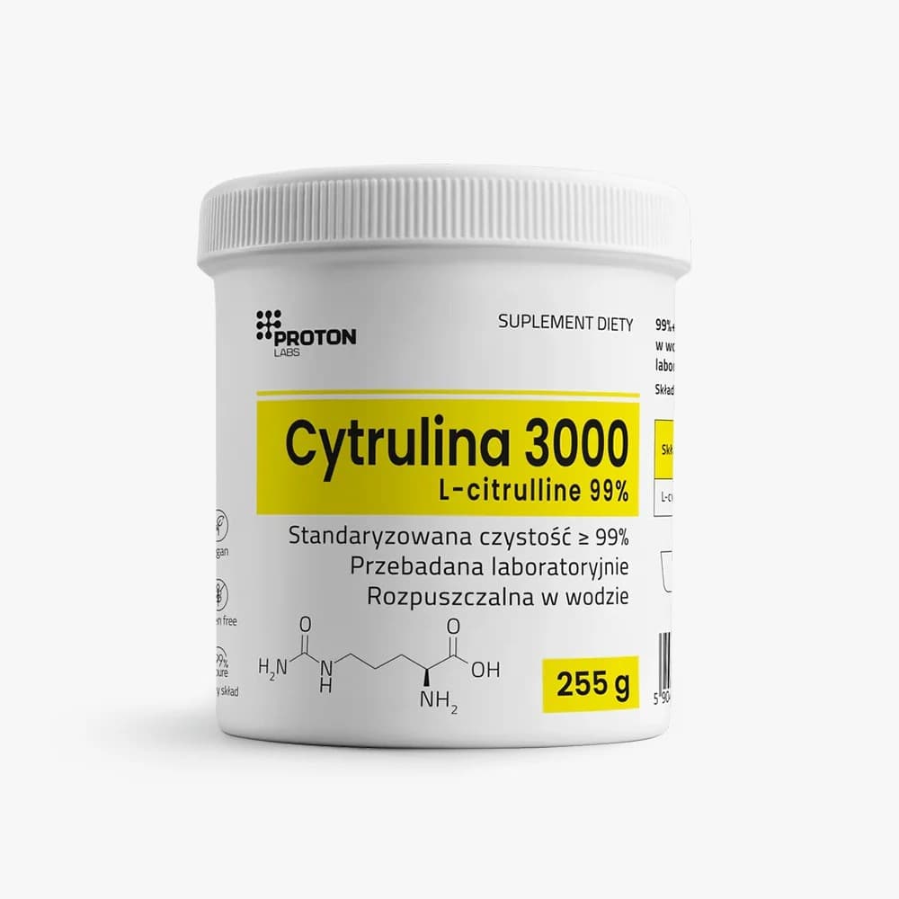 PROTON LABS - L-Citrulline Powder 3000mg 255g – PROTON LABS förpackning