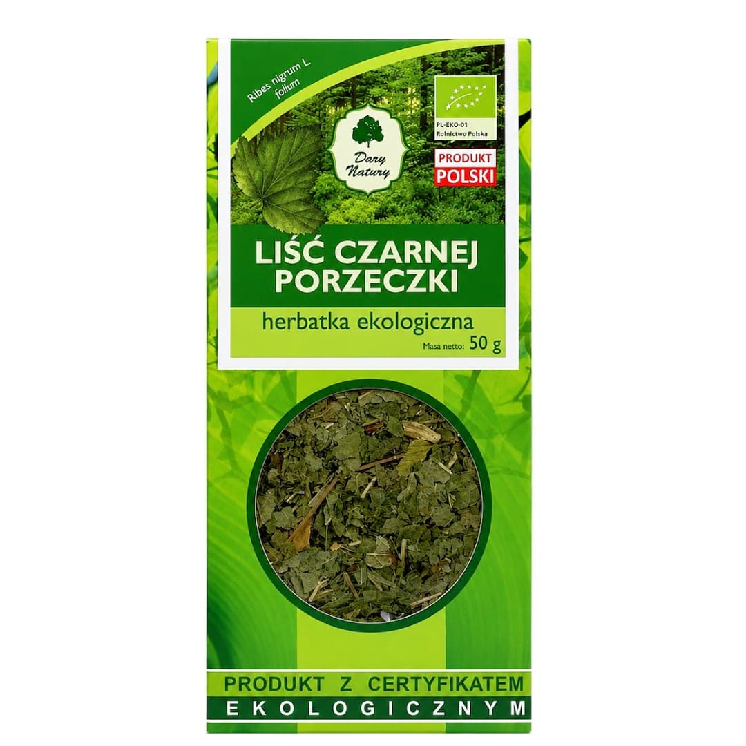 Dary Natury - Black Currant Leaf - 50g – Dary Natury förpackning
