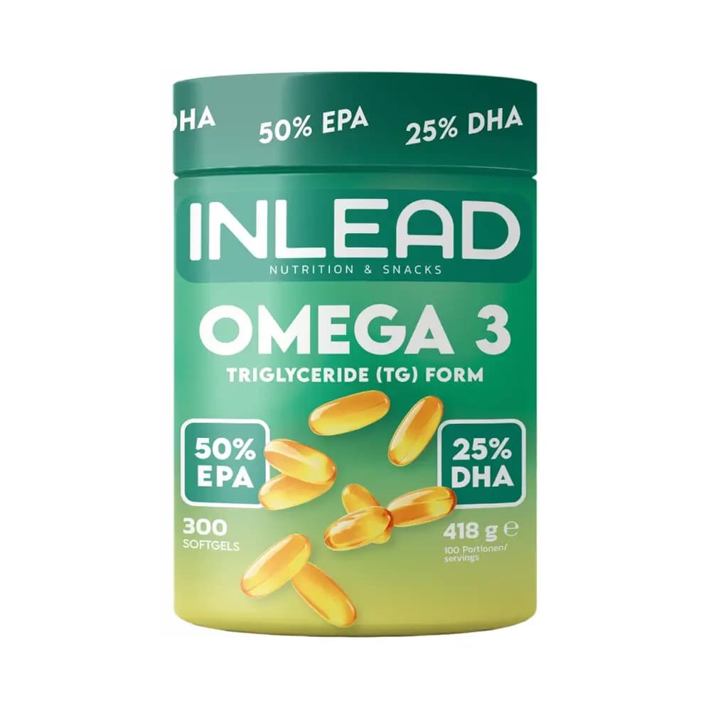 Inlead - Omega-3 1000mg Triglyceride Form - Unflavoured – Inlead förpackning