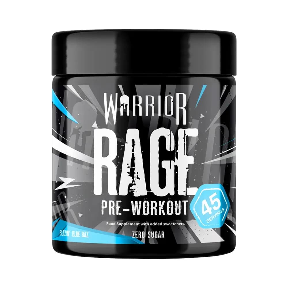 Warrior Rage Pre-Workout - Blazin' Blue Razz