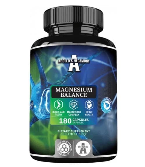 Apollo'S Hegemony - Magnesium Balance - 180 Vcaps – Apollo'S Hegemony förpackning