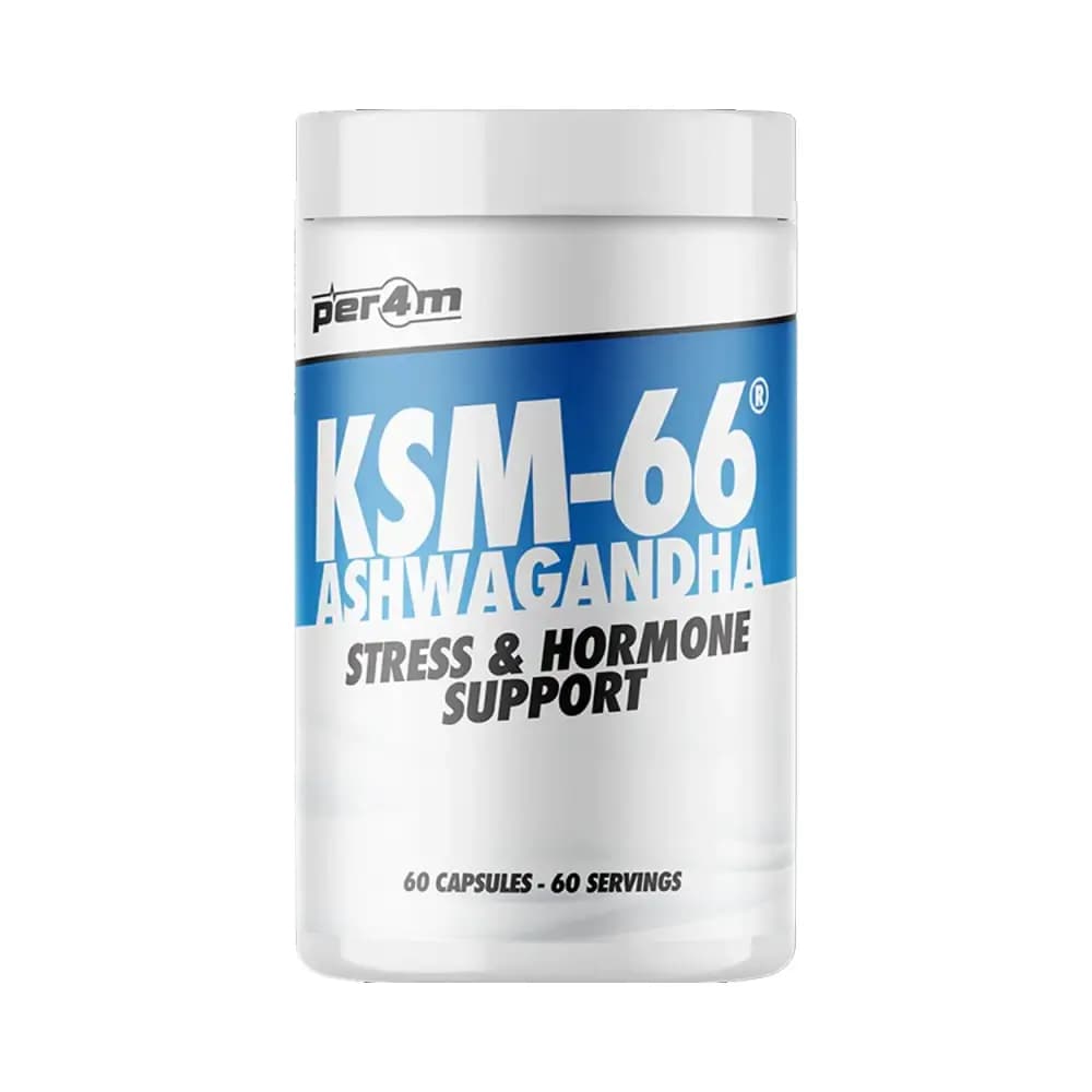 Per4m - KSM-66 Ashwagandha - Unflavoured - 60 capsules – Per4M förpackning