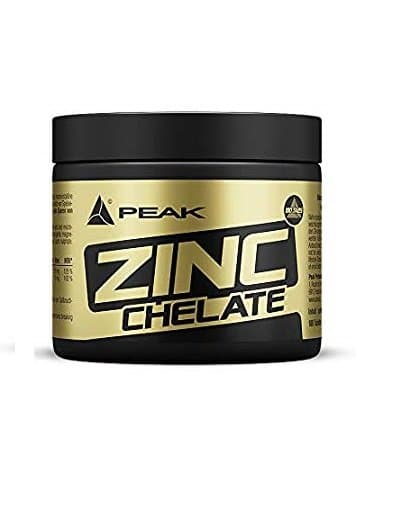 Peak - Zinkkelat - Standard, 180 tabletter – förpackning