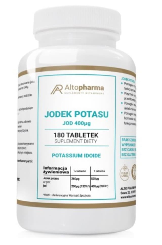 Altopharma - Potassium Iodide - 180 Tablets – Altopharma