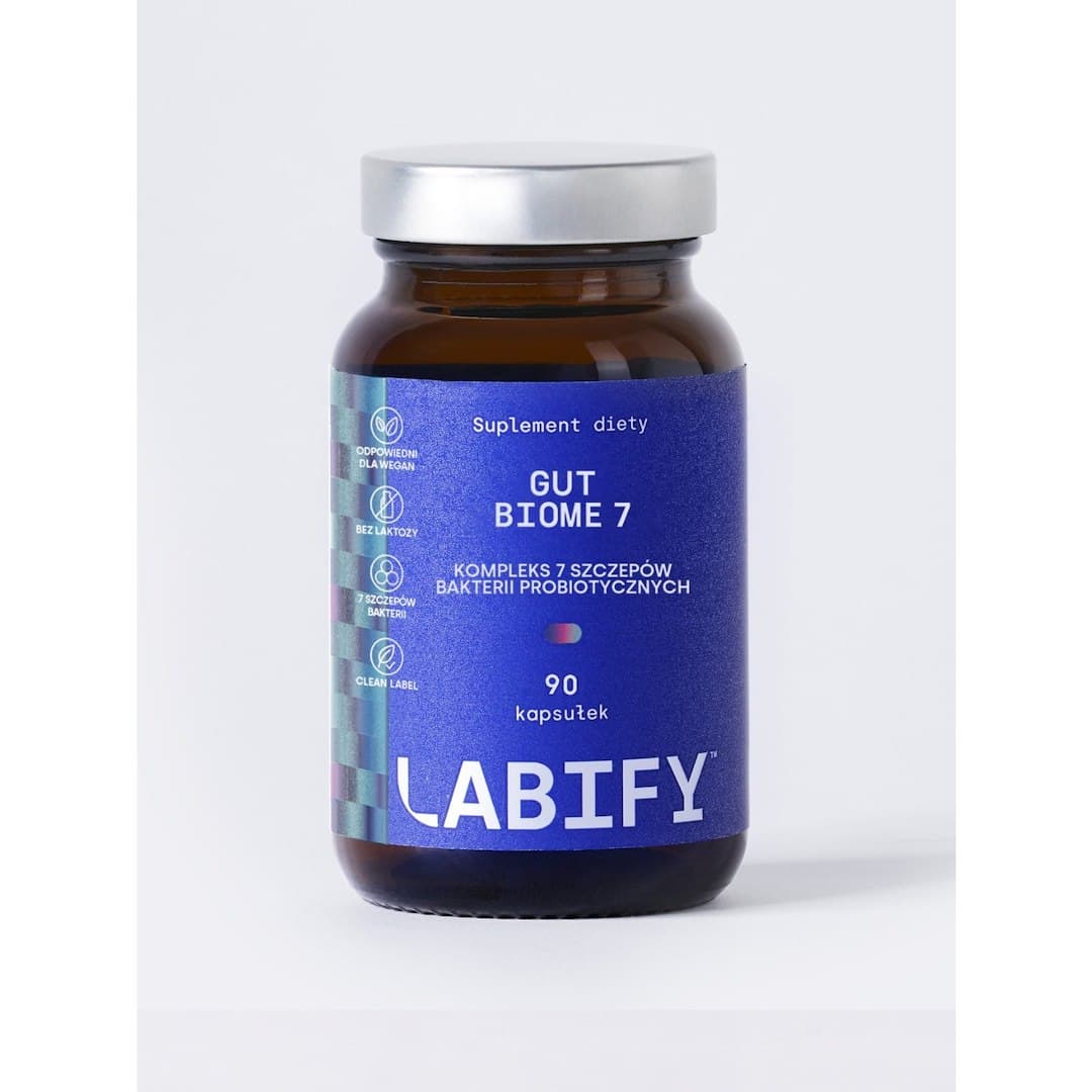 Labify - Biome 7 Probiotic Complex - 90 Capsules – Labify förpackning