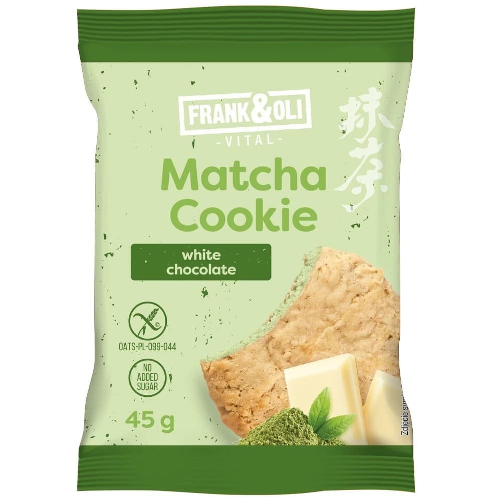 Frank&Oli - Matcha Cookie with White Chocolate 45g