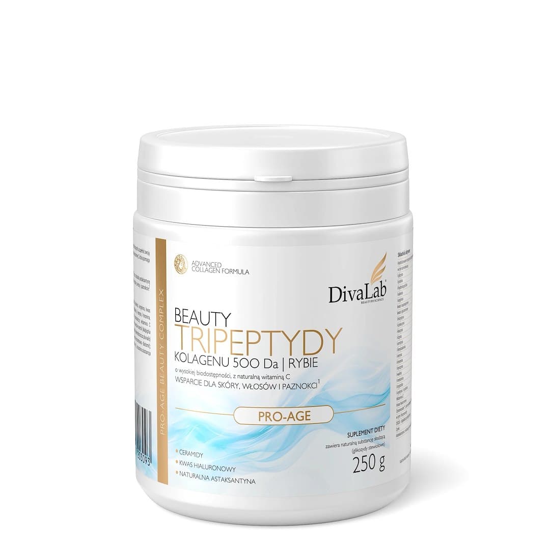 DivaLab - PRO-AGE Kollageeni Tripeptidit Kalokeramidit 250g – DivaLab pakkaus