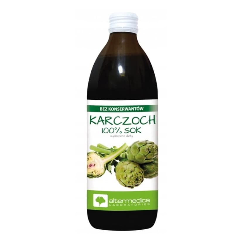 Alter Medica - Artiskoksaft - 500 ml – Alter Medica emballage