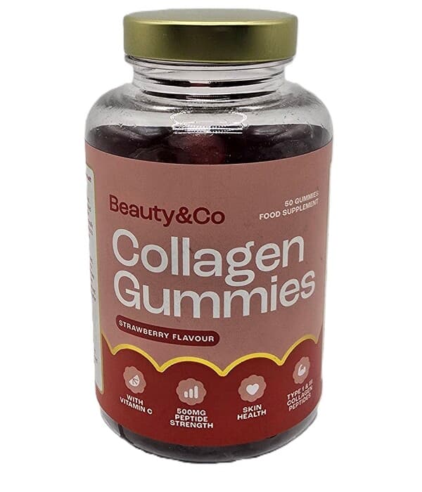 Beauty&CO - Collagen Gummies, Strawberry - 50 gummies – Beauty&CO förpackning