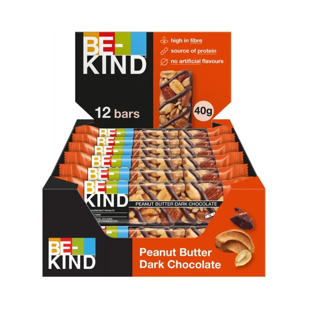 BE-KIND - Nut Bar 40g (12x40g) - Peanut Butter Dark Chocolate