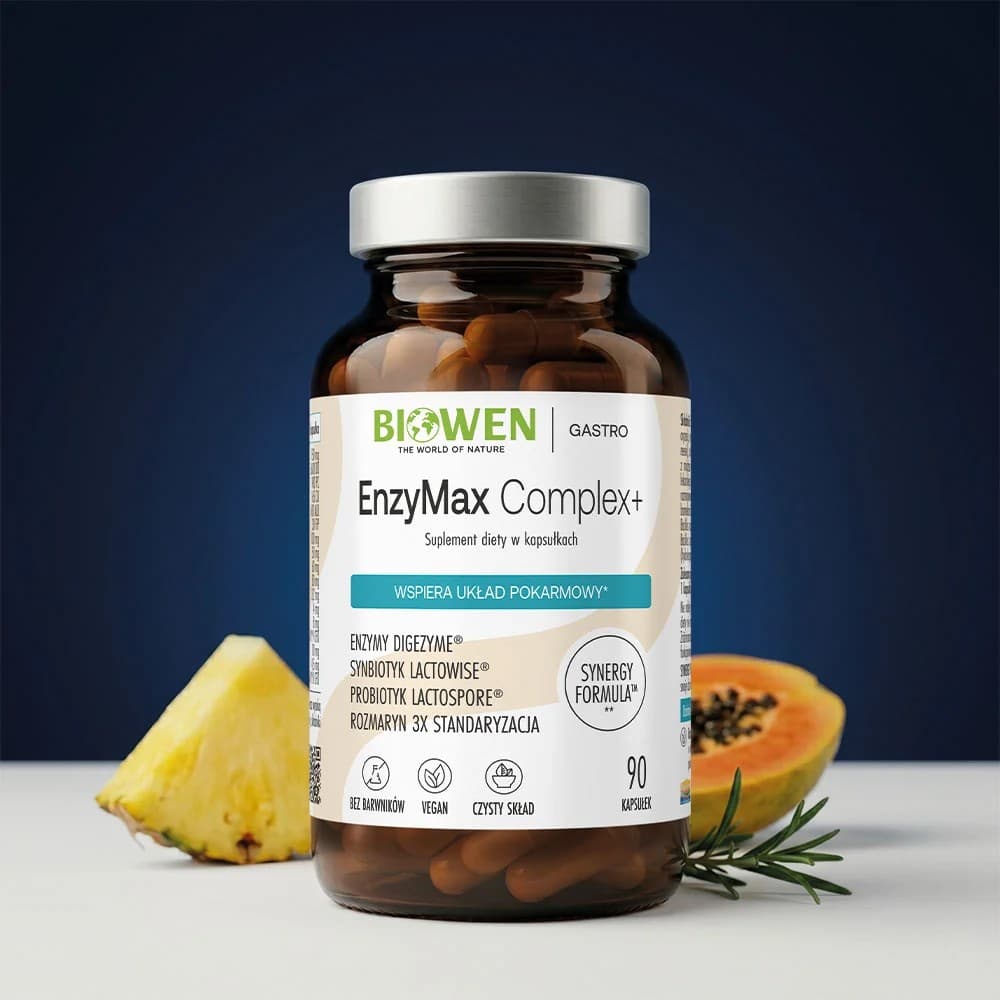 Biowen - EnzyMax Complex+ 30 kapselia – Biowen pakkaus