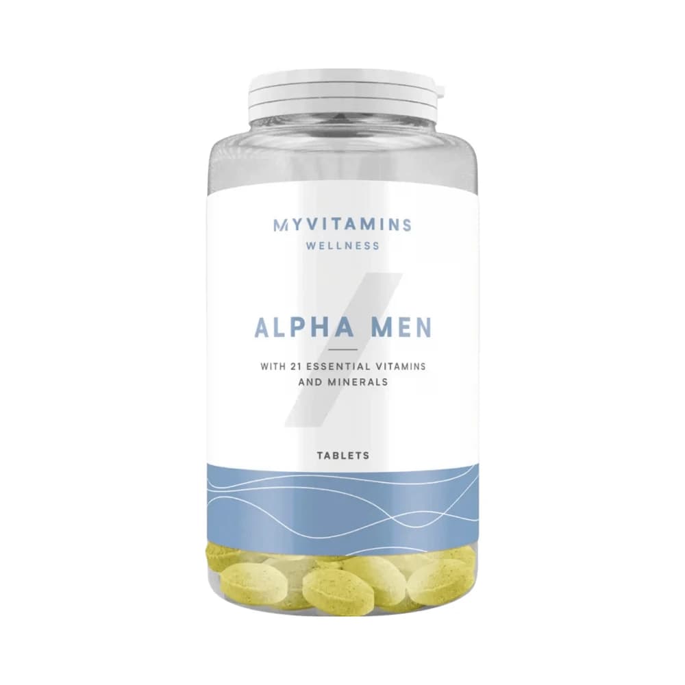 Myprotein - MyVitamins Alpha Men Multivitamin - Unflavored – Myprotein förpackning