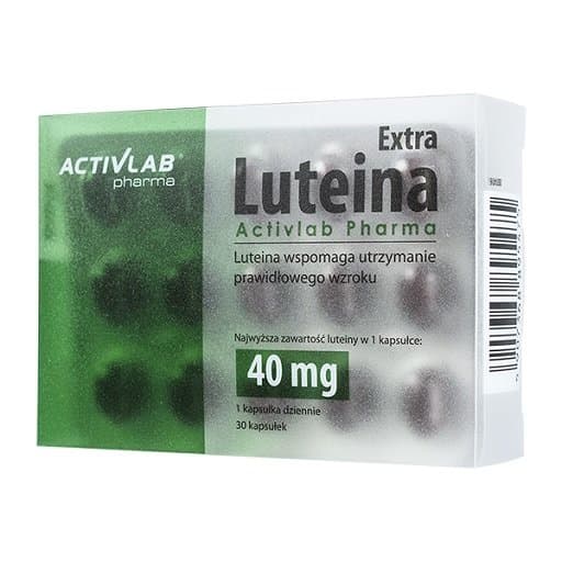 Activlab - Lutein Extra - 30 kapslar – Activlab förpackning