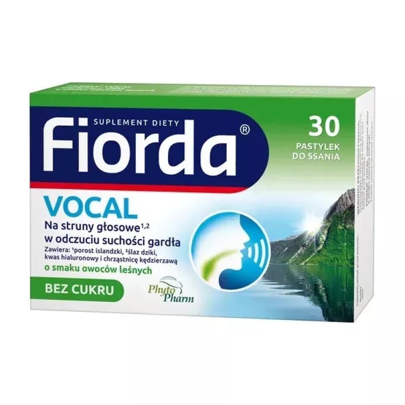 Fiorda - Vocal Forest Berries Lozenges 30 pcs