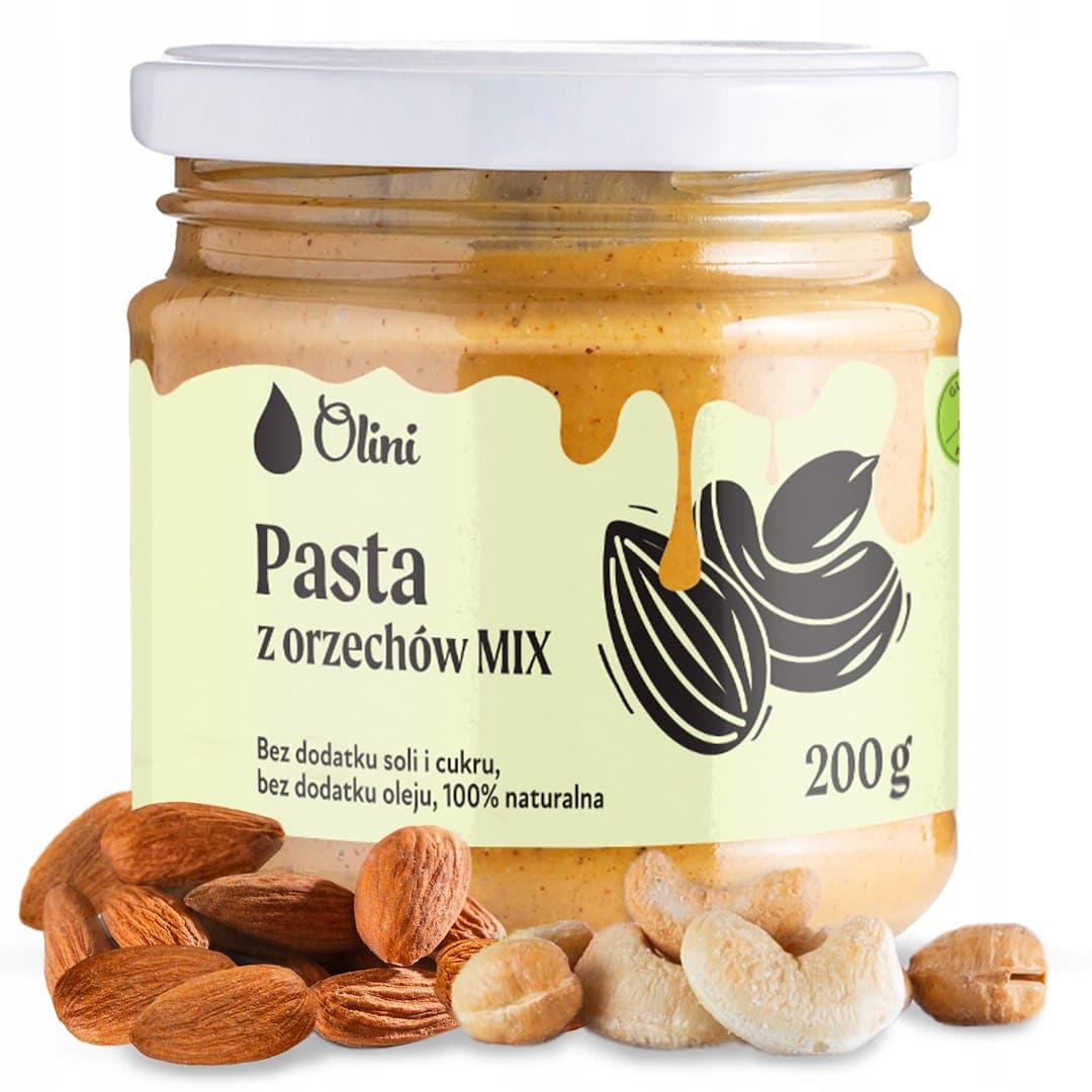 Olini Pasta orzechowa mix 200 g – olini förpackning