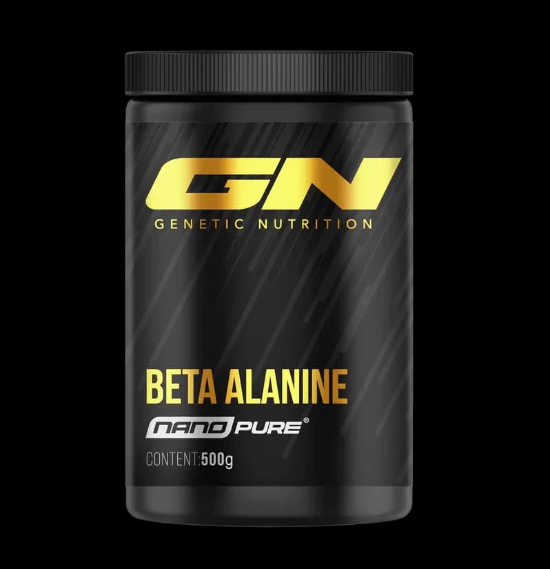 GN Genetic Nutrition - Beta-alanin nanoPURE - 500 g – GN Genetic Nutrition förpackning