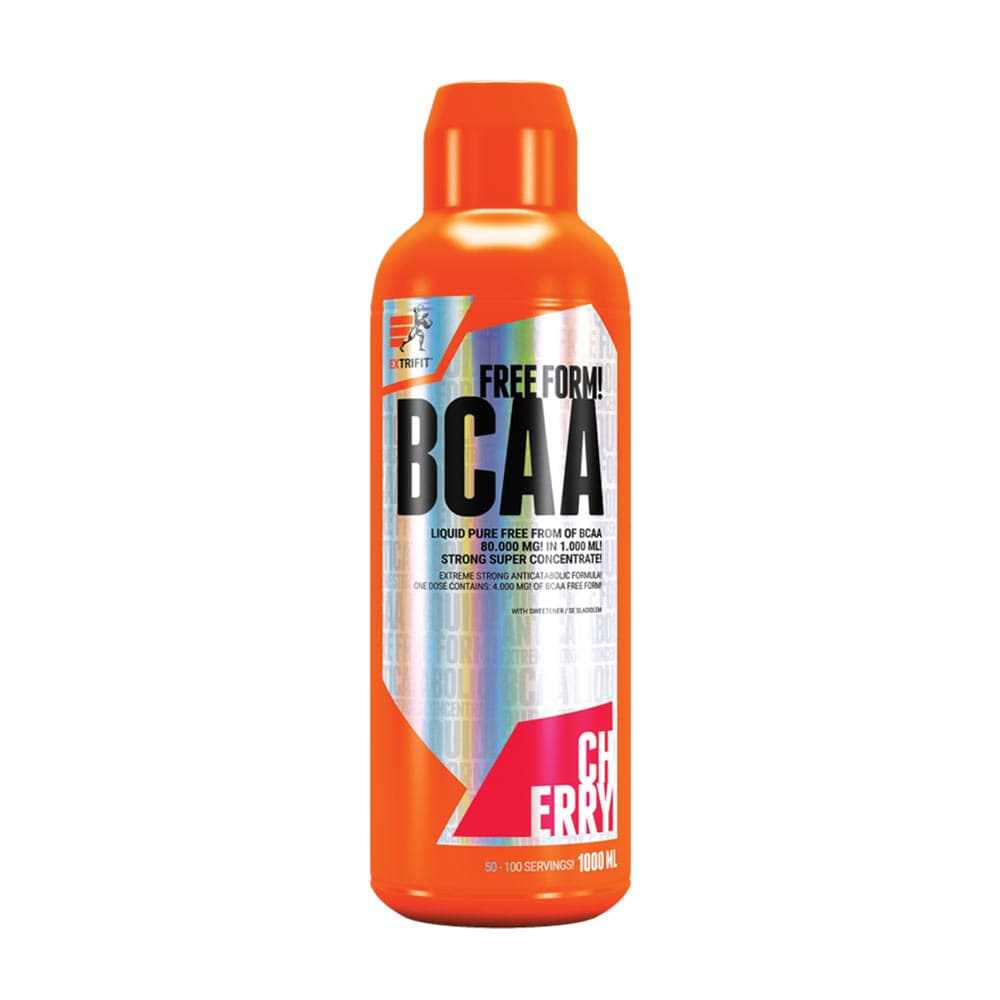 Extrifit - BCAA 80 000 mg, flytande, körsbär, 1 kg